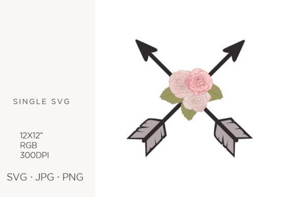 Blending Heritage and Romance: The Creative Power of Roses and Native American Arrows in Digital Design