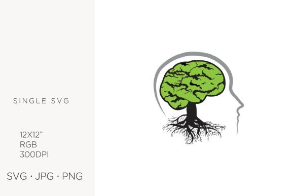 Brain Tree, Health Related Logo Icon: A Versatile Digital Asset for Modern Creators