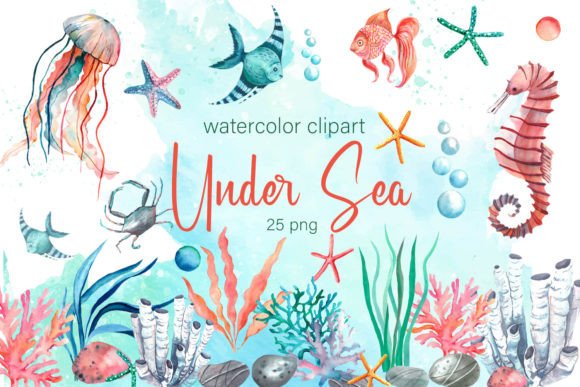 Elevating Digital Design with High-Resolution Nautical Watercolor Clipart