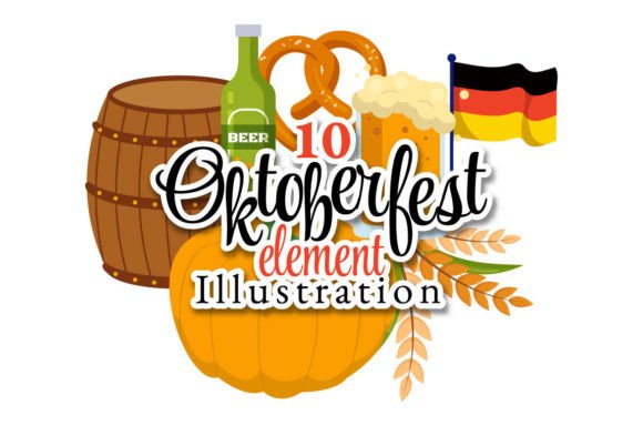 Enhancing Digital Celebrations with 10 Oktoberfest Beer Festival Elements and Vector Design Resources