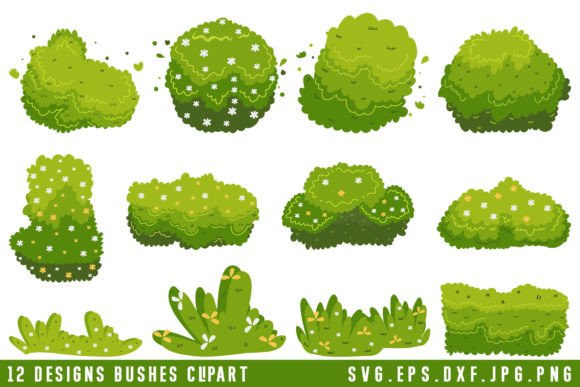 Evaluating the Bushes Illustration SVG Bundle for Professional Design Workflows