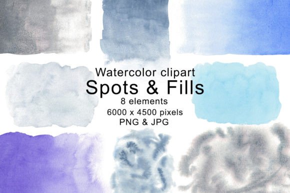 Evaluating Watercolor Spot Fill Clipart for Creative Projects