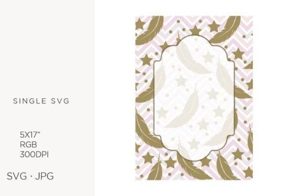 Feather Invitation Background