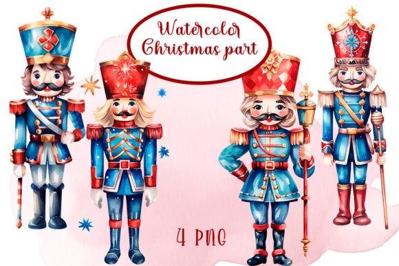 Strategic Visual Storytelling with Watercolor Christmas Nutcracker Clipart