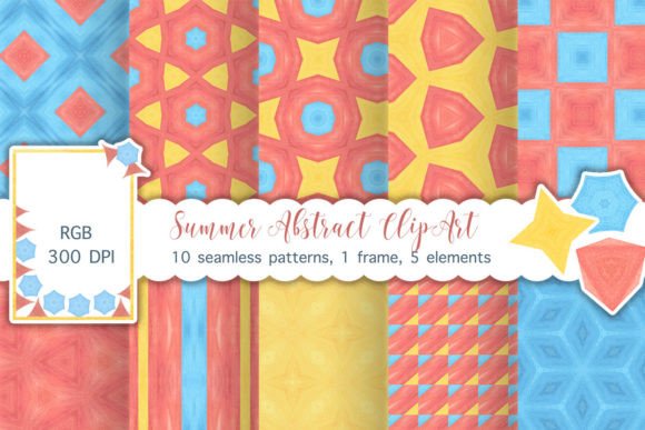 Summer Abstract ClipArt: Creative Uses