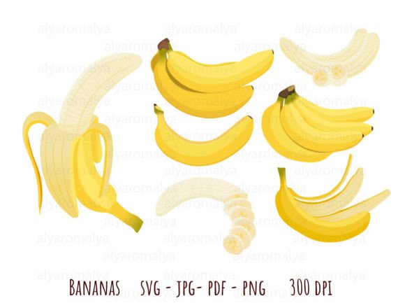 Unlocking Creative Potential with High-Quality Bananas Clip Art Png